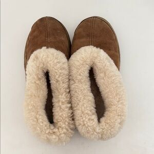 Acorn Brown and Cream Women's Slippers